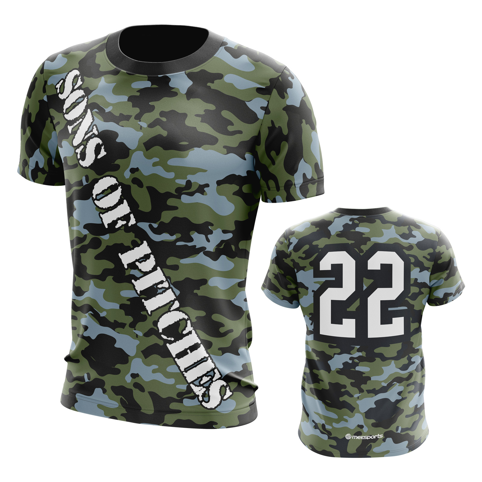 camouflage softball jerseys